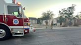 Abandoned house catches fire in Las Cruces
