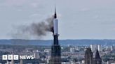 Rouen cathedral evacuated after spire blaze