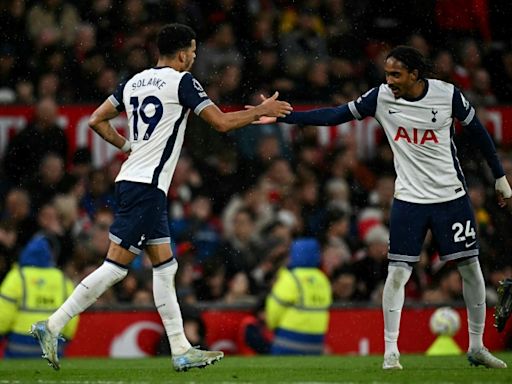 Tottenham beat 10-man Man Utd to up pressure on Ten Hag