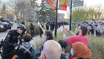 Canadian anti-genocide protests under attack: Police violently clear Calgary encampment, McGill seeks injunction