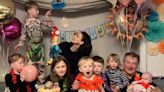 Hilaria and Alec Baldwin Celebrate Daughter Marilu's Second Birthday with All 7 Kids: Photo