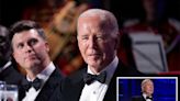 Biden tries to downplay age with jokes at White House Correspondents Dinner: ‘I’ve always done well in the original 13 colonies’