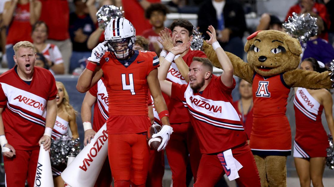 Arizona star Tetairoa McMillan 'had a little procedure' on leg, Wildcats 'expect him back for the season'