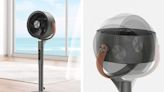 This air-circulating pedestal fan is so powerful that it feels like an AC — and it blows air in every direction