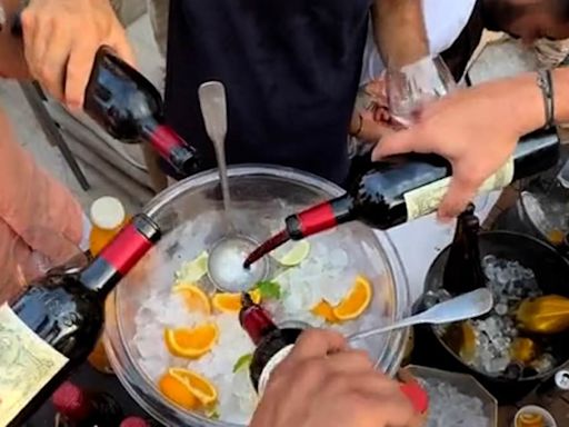 Outcry as diners use vintage Petrus to make £100,000 bowl of sangria