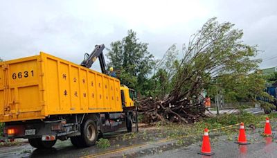 颱風凱米氣象署發布強風特報 宜花蘭嶼綠島等防15級強陣風