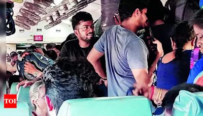 General passengers on Pallavan Exp swamp reserved coaches | Trichy News - Times of India