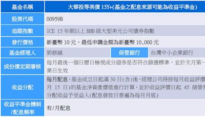 大華銀投信首檔債券ETF 8月8日開募
