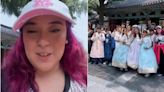 El tierno momento que vivió Christell Rodríguez en su viaje a Corea del Sur: cantó con unos niños su hit “Dubidubidu”