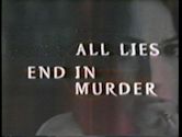 All Lies End in Murder