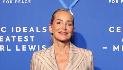 Sharon Stone works out in tiny bikini – and her figure looks incredible