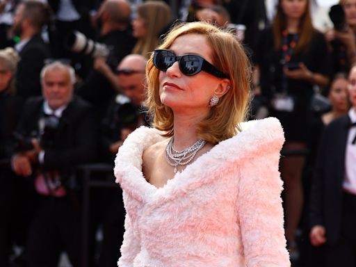 Isabelle Huppert Wears the Chicest Bathrobe Ever on the Cannes Red Carpet