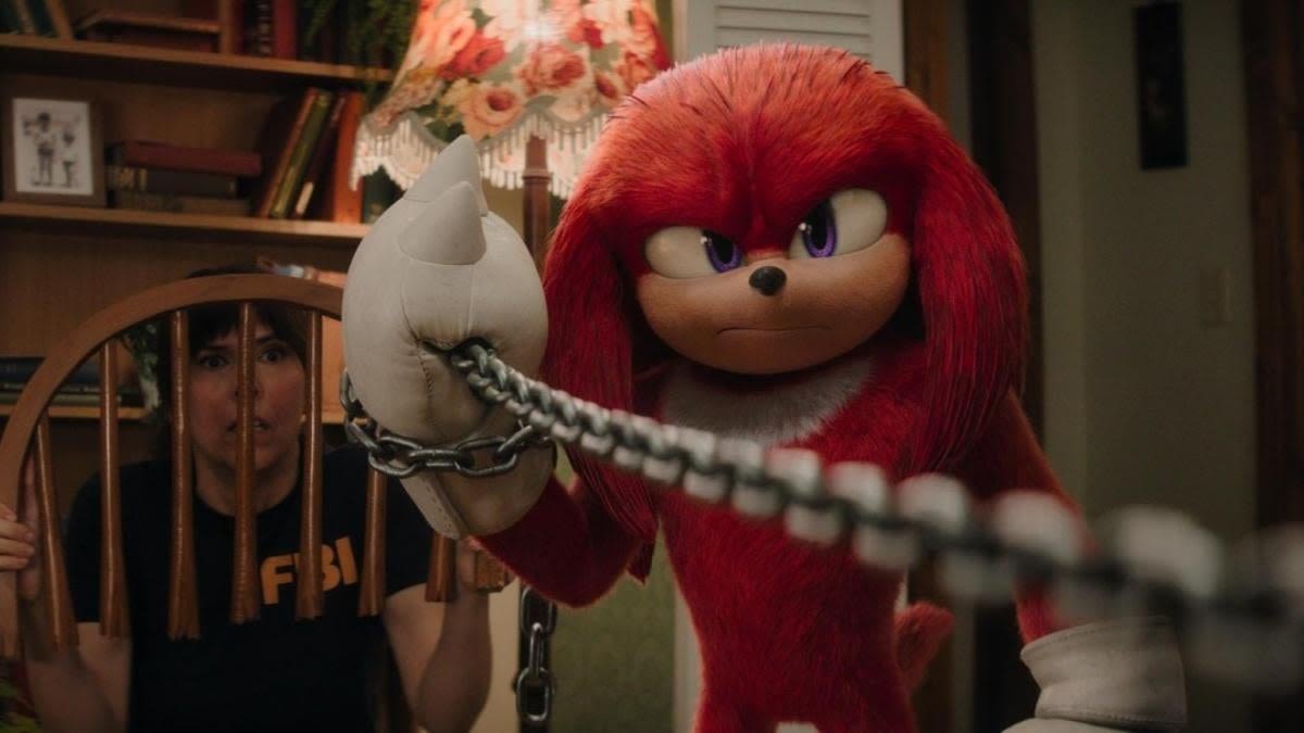 Knuckles Brawls With a Villain Straight Out of a 90s Video Game in New Clip (Exclusive)