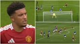 Jadon Sancho's eye-opening highlights in Man United return vs Rangers have got fans talking