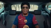 Ronaldinho helps launch new Barcelona kit but fans unhappy with one feature