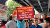 Hindu Jagran Manch Protests In Kolkata Over Alleged Attack On Hindus In Bangladesh