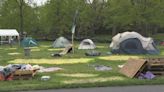 Cornell University encampment protest taken down