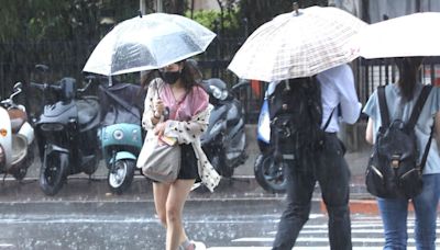 快訊／3縣市大雨特報「下到入夜」 防雷擊強陣風