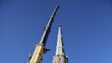 St. Joseph steeple receiving repairs