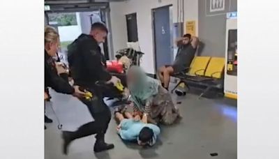 Manchester airport video: Mayor Andy Burnham says incident during which police officer kicked man in head isn't 'clear cut'