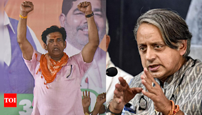 BJP leader Ravi Kishan calls Shashi Tharoor 'angrez aadmi' for suggesting 'BJP would struggle to get 300 seats' | India News - Times of India