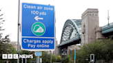 Clean air zone drivers owe Newcastle and Gateshead councils £2.6m