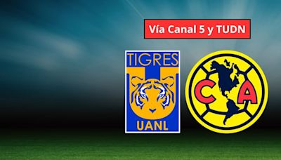 CANAL 5 y TUDN transmitieron el partido Tigres vs. América por TV y Online