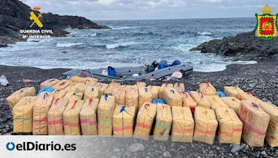 Interceptada una narcolancha con 1.610 kilos de hachís en Fuerteventura