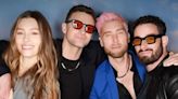 Justin Timberlake and Jessica Biel Goof Around with *NSYNC Couples After Justin's L.A. Concert