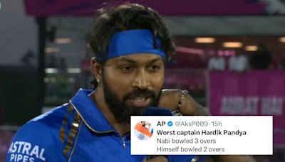 Hardik Pandya Underfire As Fans Slam Him After Mumbai Indians’ Defeat Against RR: ‘Worst Captain..’