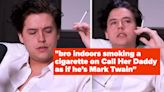 People Are Draggggging Cole Sprouse For His Cringey Way Of Smoking Inside During An Interview