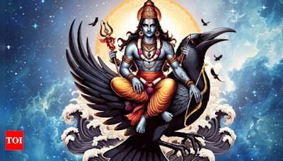 Shani Dev Vahana Significance: The significance of Shani and his Vahana; A symbol of justice and balance in hindu mythology | - Times of India