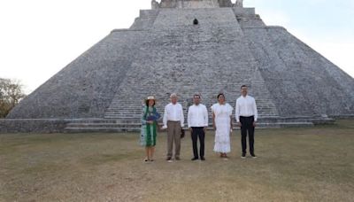 Reyes de Suecia entre cultura y negocios a su paso por Yucatán