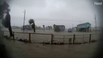 Time lapse video shows Beryl’s approach, onslaught of storm surge flooding in Texas