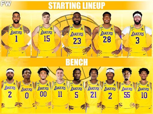 Los Angeles Lakers Starting Lineup And Bench After Selecting Dalton Knecht And Bronny James