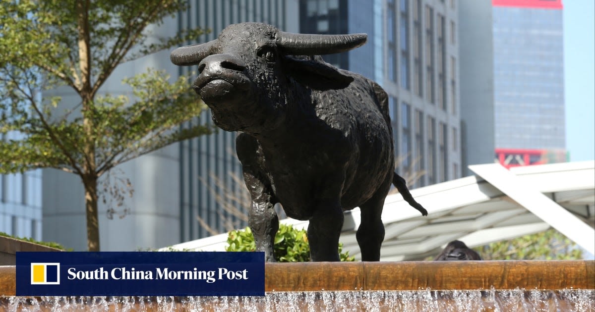 Hong Kong stock index closes near bull market territory on earnings optimism