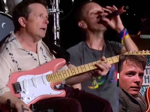 ‘A sus hijos les fascinará’: Michael J. Fox de ‘Back to the future’ comparte escenario con Coldplay en Glastonbury