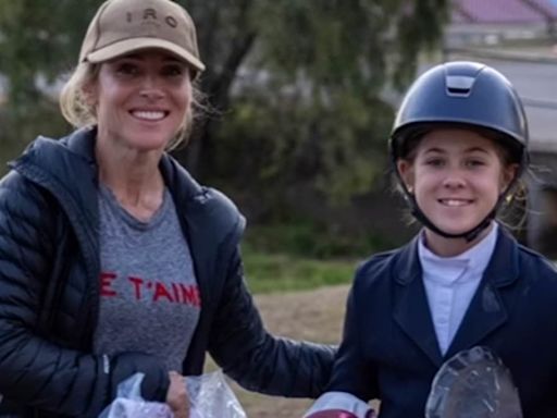 Elsa Pataky pays tribute to daughter India's horse-riding skills