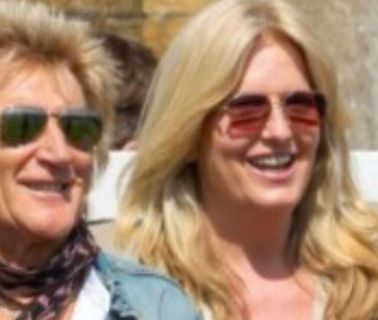 Rod Stewart shows off new look as he and Penny Lancaster steal show