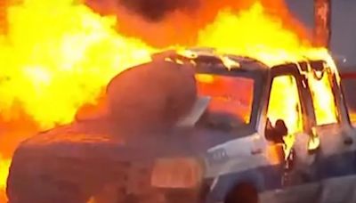 Motochorros mataron a un delivery para robarle la moto y sus compañeros reclaman justicia en Tres de Febrero: incendiaron un patrullero