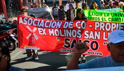 Gremiales marchan en Cochabamba y piden la abrogación de leyes que “van en contra del sector”