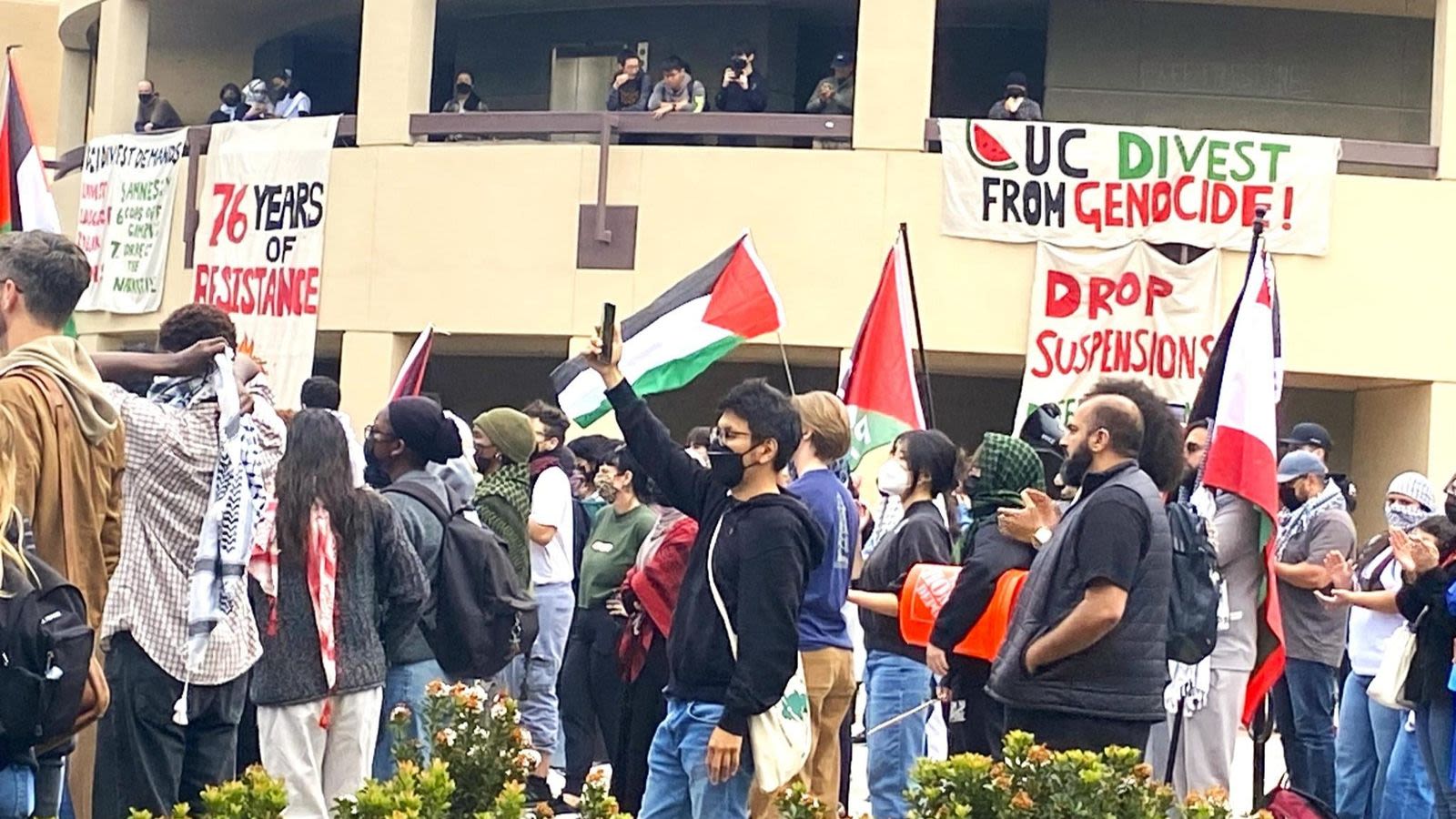 As University of California anti-genocide strike expands, Trump’s threat to crush protests underscores bipartisan crackdown