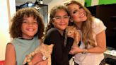 Mariah Carey’s Twins Moroccan And Monroe Pose Backstage With Olivia Rodrigo At Her Concert; SEE HERE