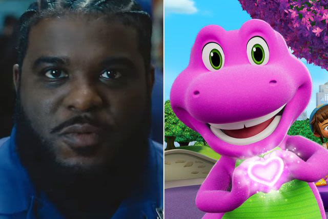 “Trap” scene-stealer is new voice of Barney in purple dinosaur's rise from TV extinction after 14 years