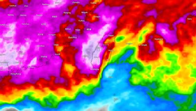 下波鋒面降雨 2地「紫到發白」專家：這3天雨更大 - 生活