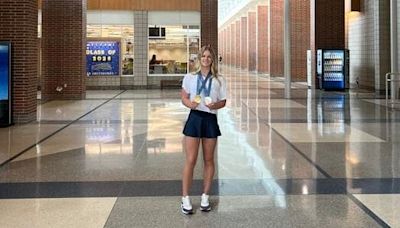 Carmel Olympian heads back to class