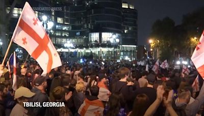 Thousands in Tbilisi, Georgia demand withdrawal of bill dubbed the 'Russian law' by critics