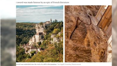 「石中劍」插在岩壁1300年 法傳奇寶劍「杜蘭達爾」離奇消失