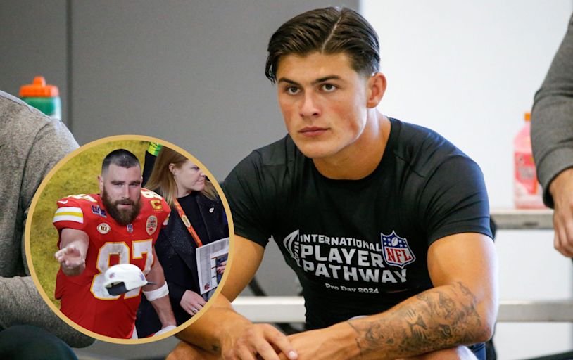 ‘Ballsy’ Louis Rees-Zammit warned over ‘humbling’ NFL move by superstar team-mate Travis Kelce