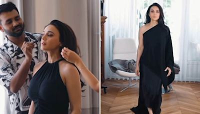 Preity Zinta shares glimpse of her dress fitting for Stephane Rolland’s Haute Couture show in Paris